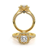 COUTURE-0444-P-18K YELLOW GOLD PRINCESS
