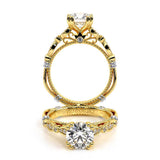 PARISIAN-100R-18K YELLOW GOLD ROUND